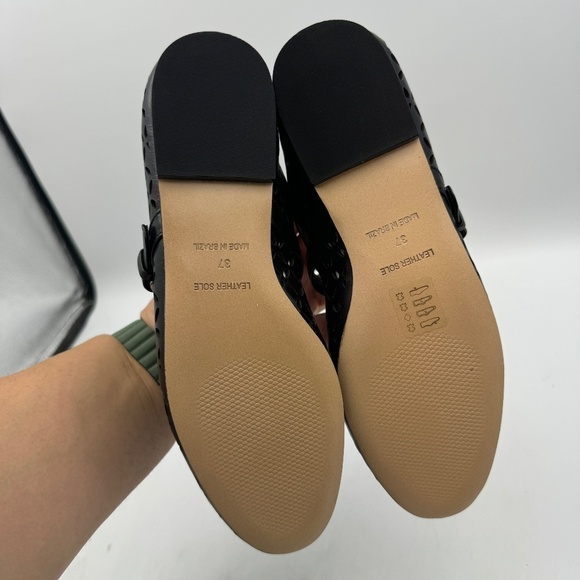 NEW Anthropologie Floral Cutout Flats EUR 37 - Picture 8 of 9